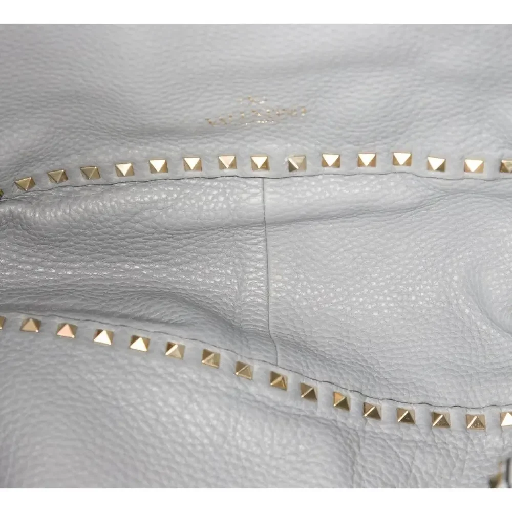 Valentino large Rockstud trapeze tote - reversible pink and grey! - Picture 6 of 10